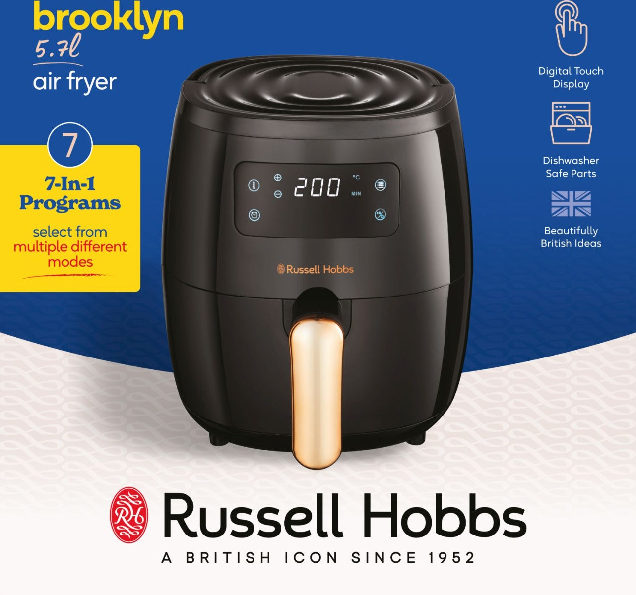 Russell Hobbs - Brooklyn 5.7L Air Fryer - Wholesales Supply