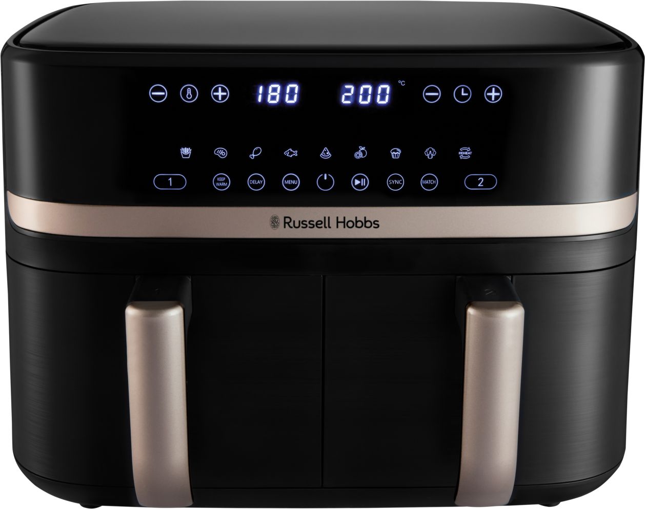 Russell Hobbs - Satisfry Dual Basket Air Fryer - Wholesales Supply