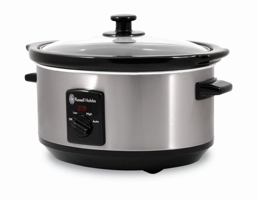 Russell Hobbs - 3.5L Slow Cooker - Brushed Stainless Steel - Wholesales Supply