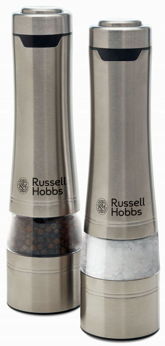 Russell Hobbs - Salt & Pepper Mills - Brushed Stainless Steel - Wholesales Supply