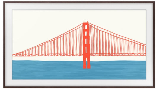 SAMSUNG Customisable Modern Frame for 50" Frame TV - Brown (2024) - Wholesales Supply