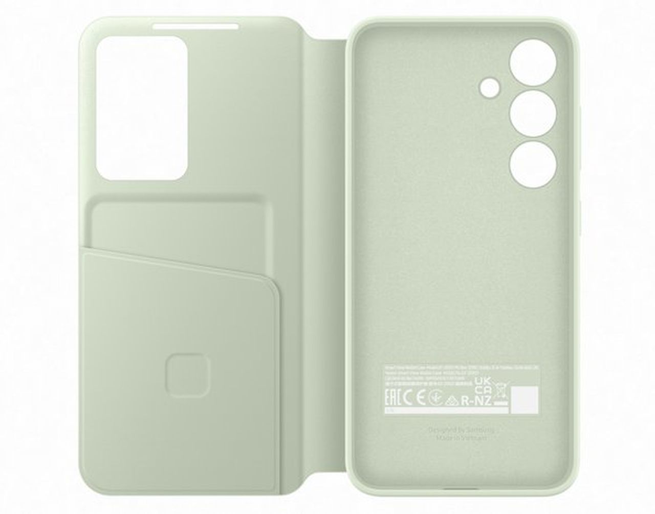 Samsung Galaxy S24 Smart View Wallet Case - Light Green - Wholesales Supply