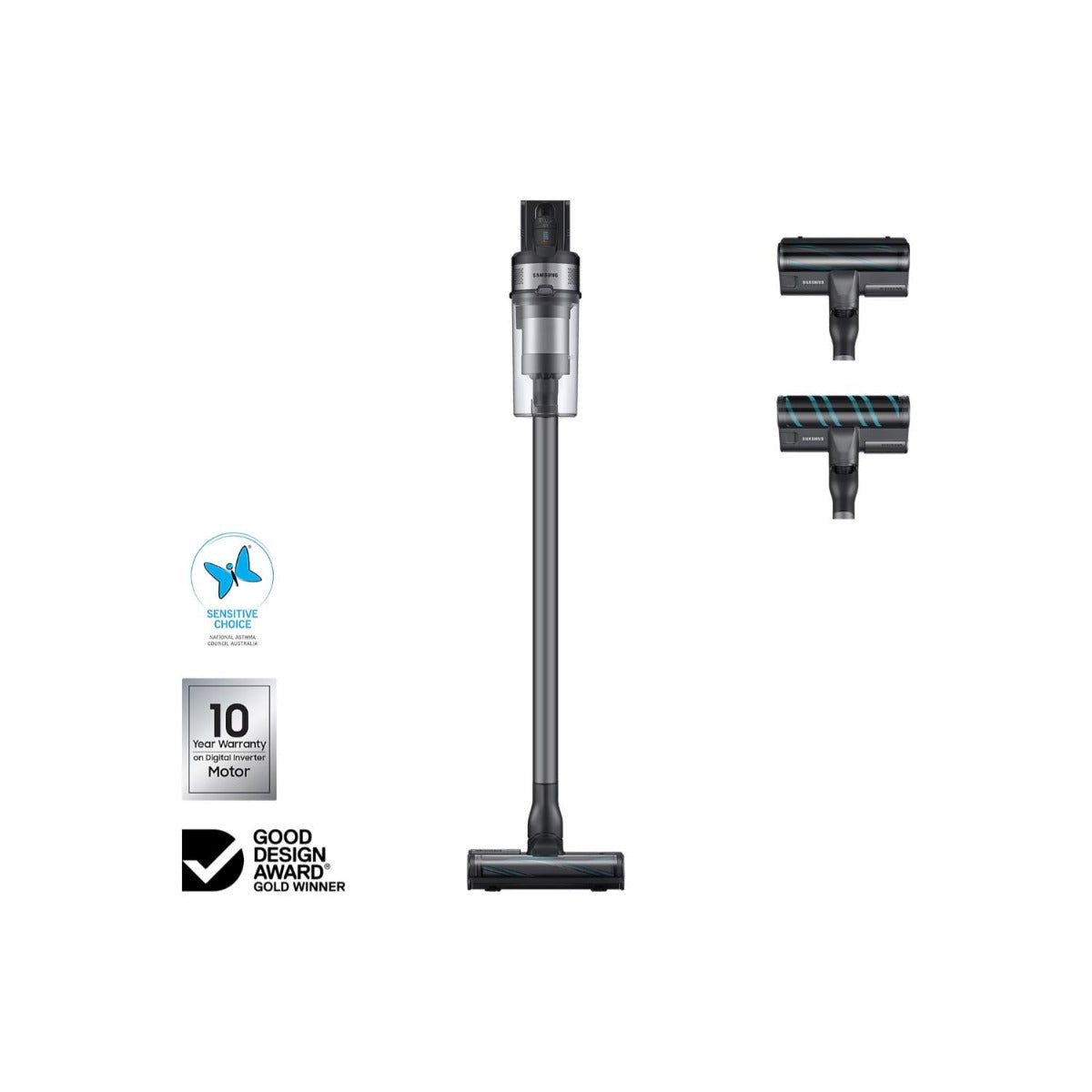 Samsung - Jet 75E Complete Stick Vacuum - Teal silver - Wholesales Supply