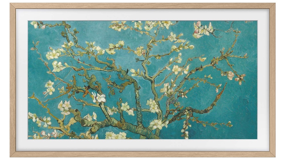 Customisable Modern Bezel For 32" Frame TV - Teak (2024) - Wholesales Supply