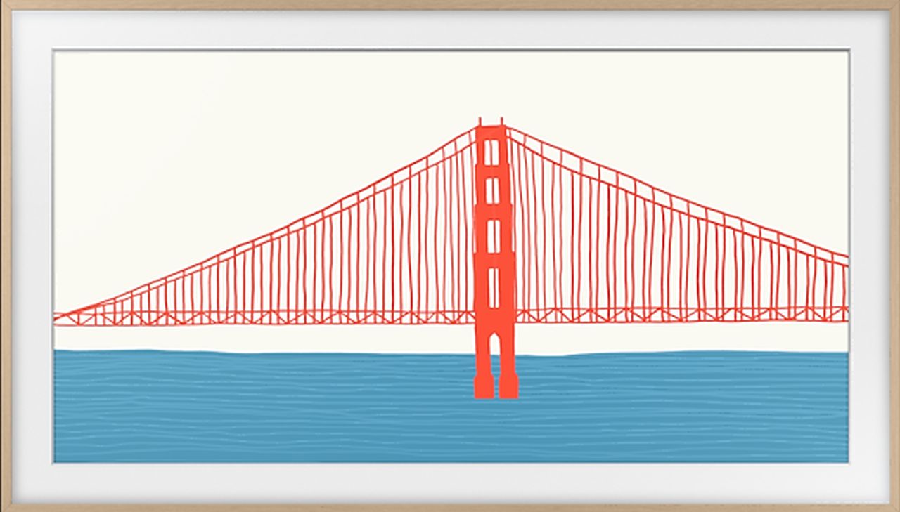 SAMSUNG Basic Bezel for 55" Frame TV - Teak (2024) - Wholesales Supply