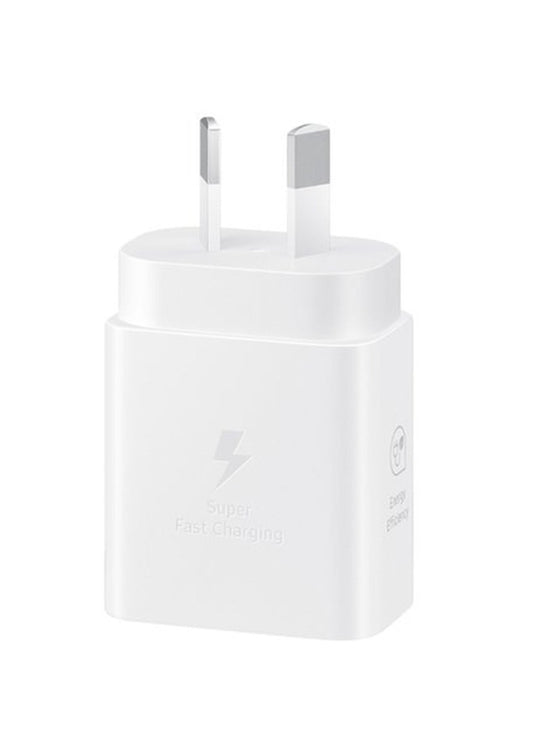 Samsung 25W Travel Charger (Only) - White - Wholesales Supply