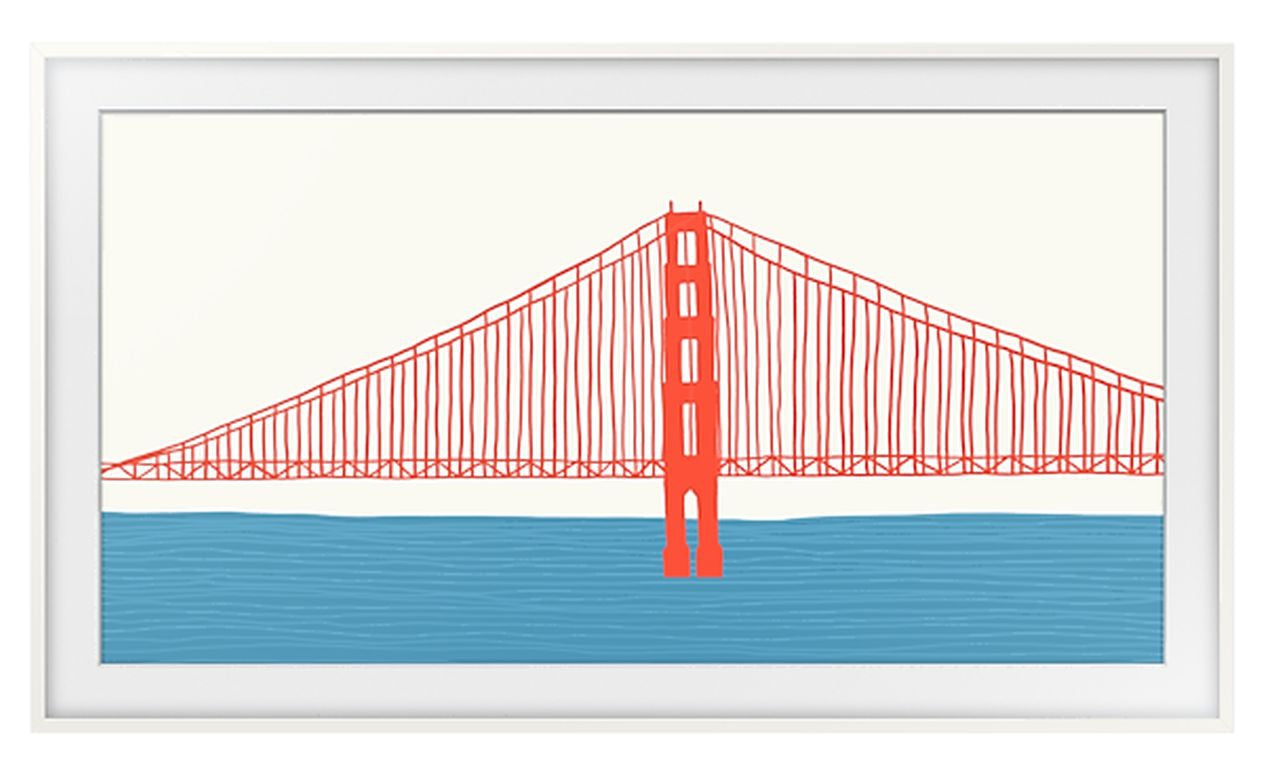 SAMSUNG Basic Bezel for 65" Frame TV - White (2024) - Wholesales Supply