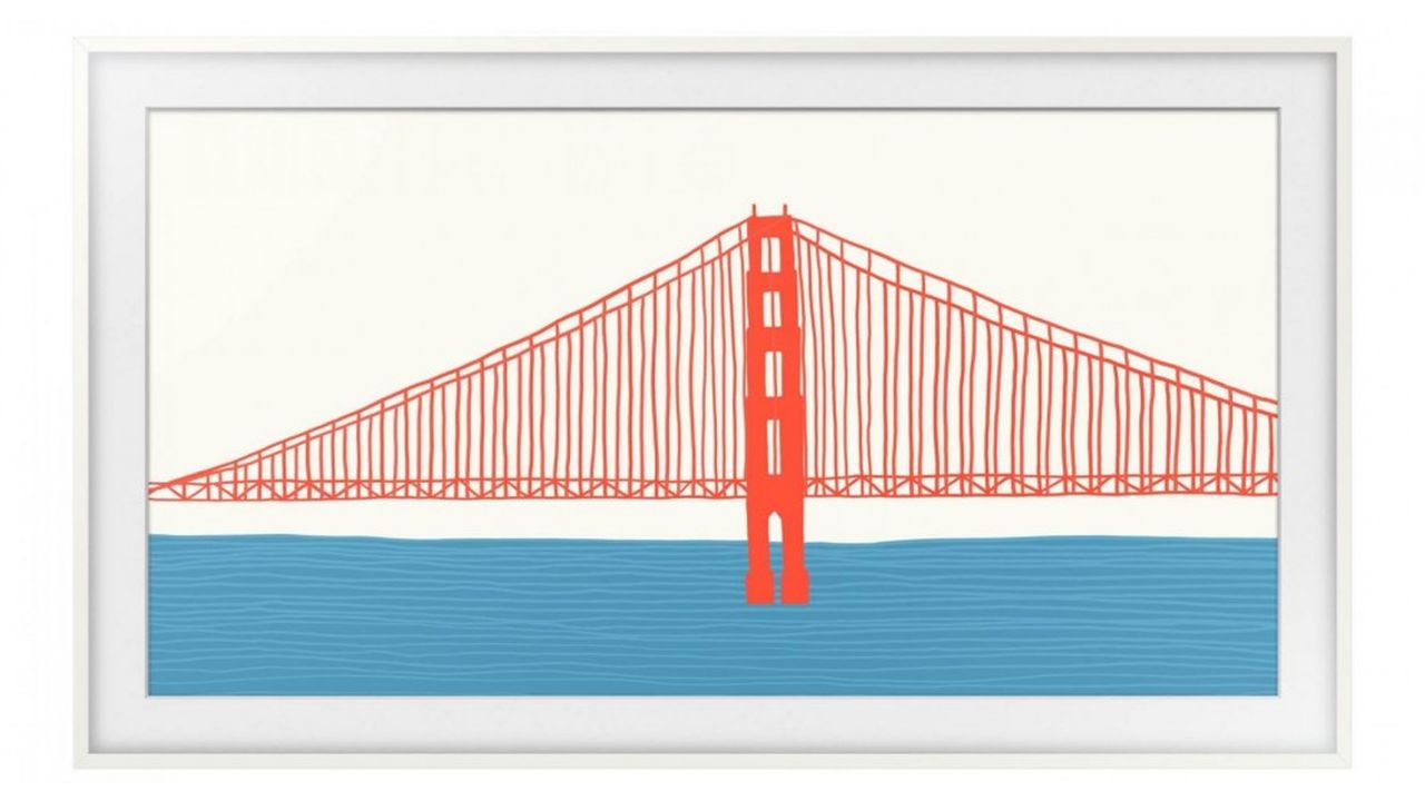 SAMSUNG Customisable Modern Frame for 50" Frame TV - White (2024) - Wholesales Supply