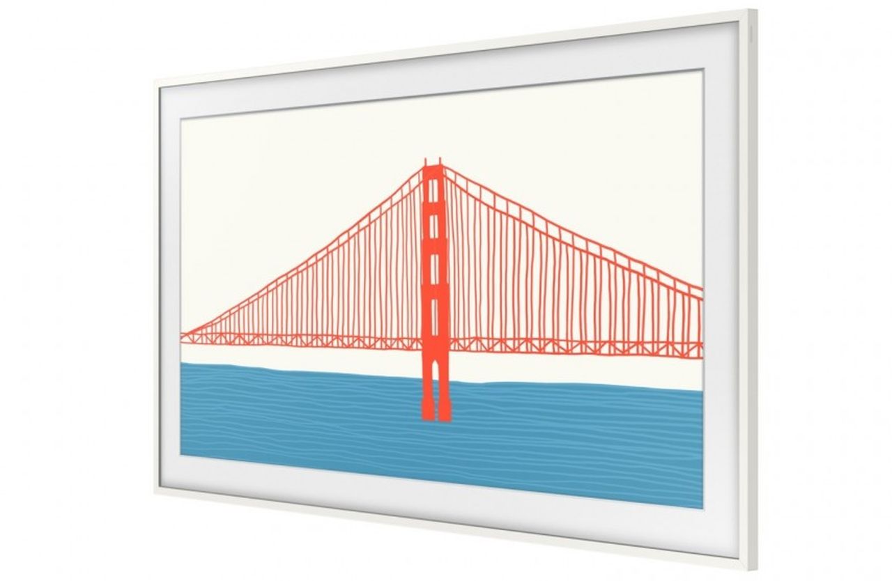 SAMSUNG Customisable Modern Frame for 50" Frame TV - White (2024) - Wholesales Supply