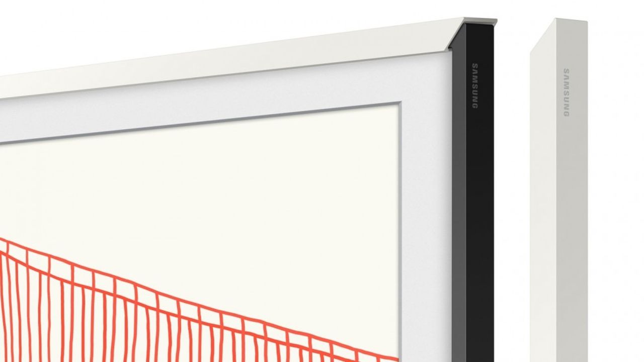 SAMSUNG Customisable Modern Frame for 50" Frame TV - White (2024) - Wholesales Supply