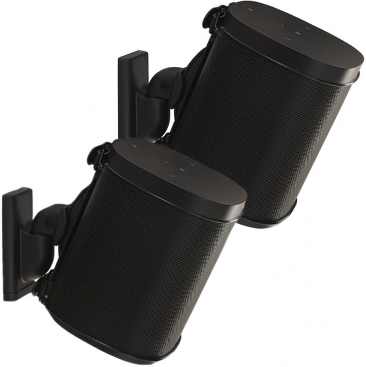 Sanus - Wireless speaker wall mount for Sonos One, Play:1 and Play:3 - Black - Wholesales Supply