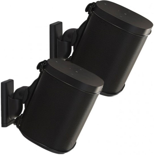 Sanus - Wireless speaker wall mount for Sonos One, Play:1 and Play:3 - Black - Wholesales Supply