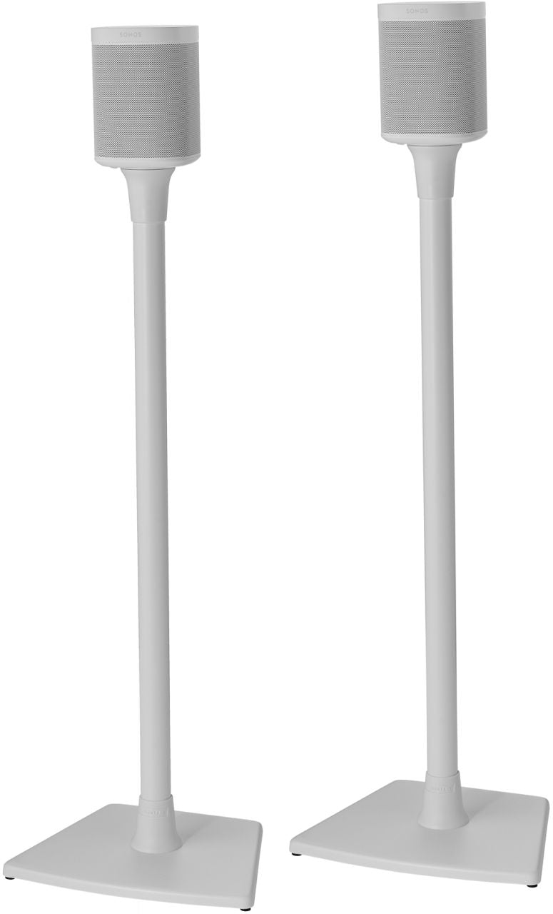Sanus - Wireless Speaker Stands for Sonos PLAY:1 and PLAY:3 (pair) - Wht - Wholesales Supply