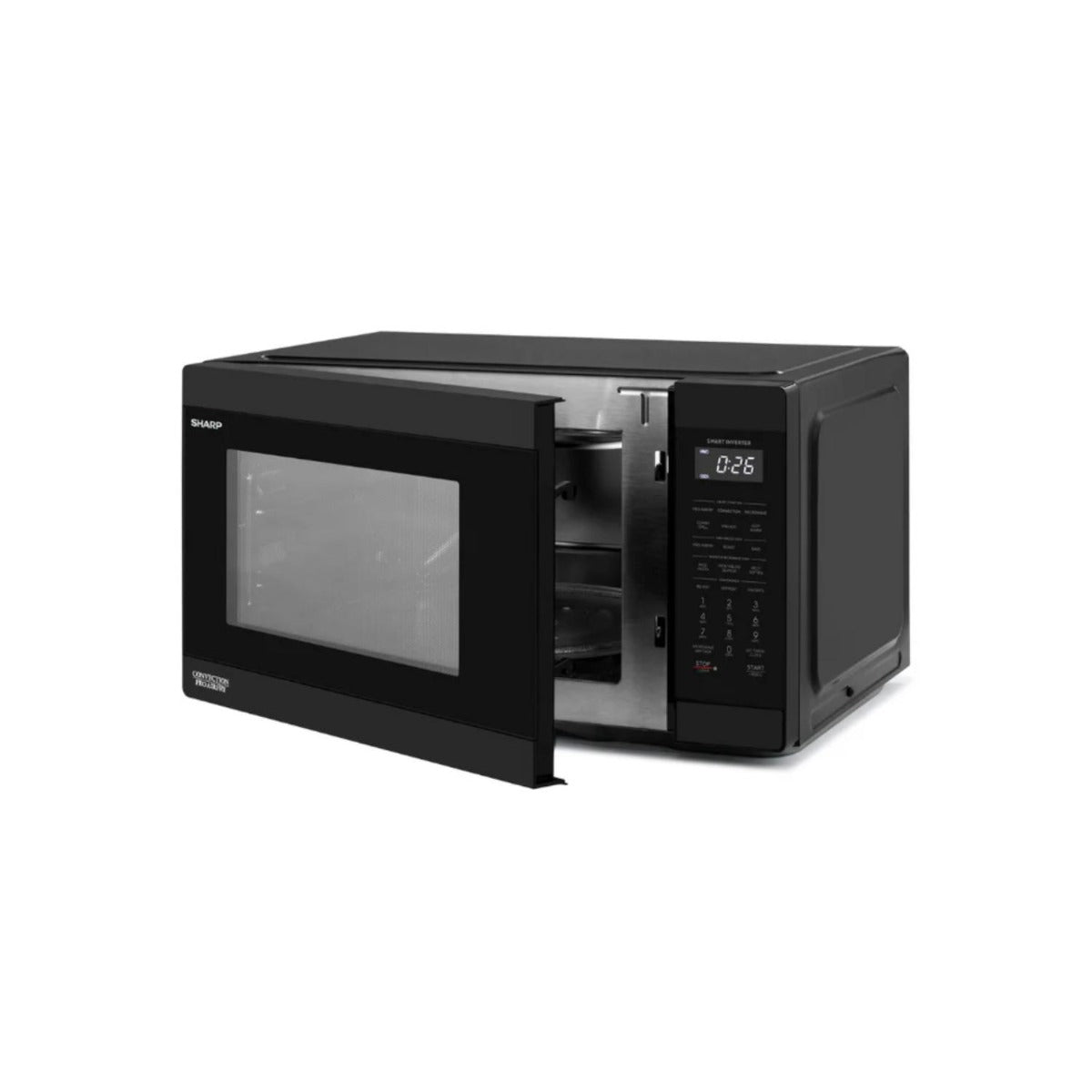 Sharp - 26L Pro Airfry Convection Microwave - Black - Wholesales Supply