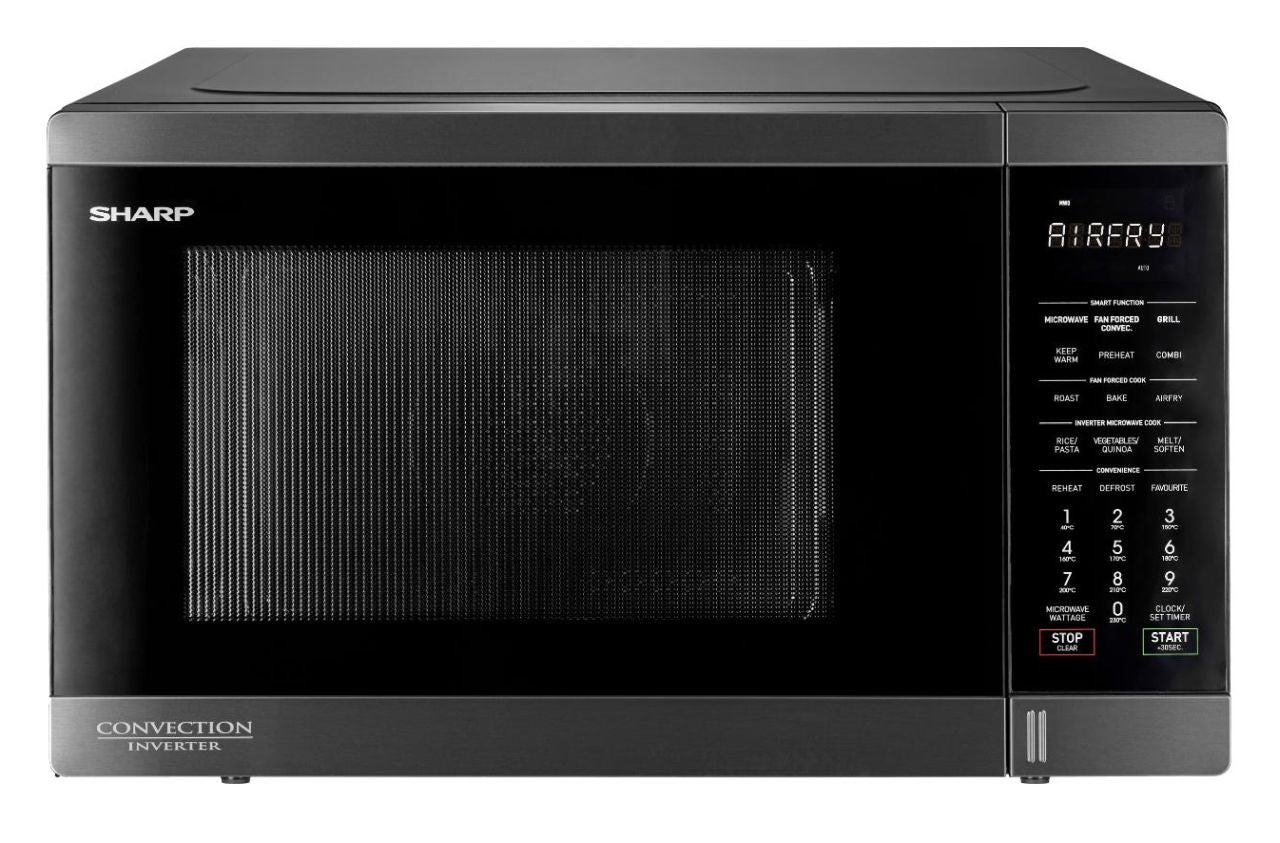 Sharp - 32L Inverter Airfry Convection Microwave Oven - Black S/S - Wholesales Supply