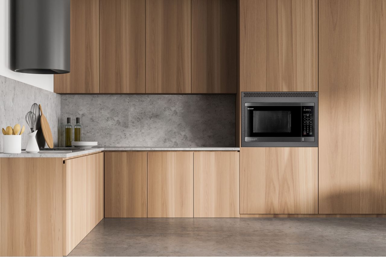 Sharp - 32L Inverter Airfry Convection Microwave Oven - Black S/S - Wholesales Supply