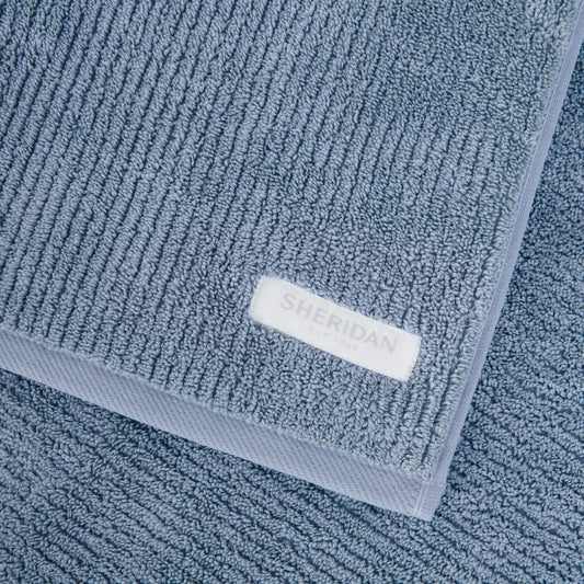 Sheridan - Living Textures Bath Towel - Orient Blue - Wholesales Supply