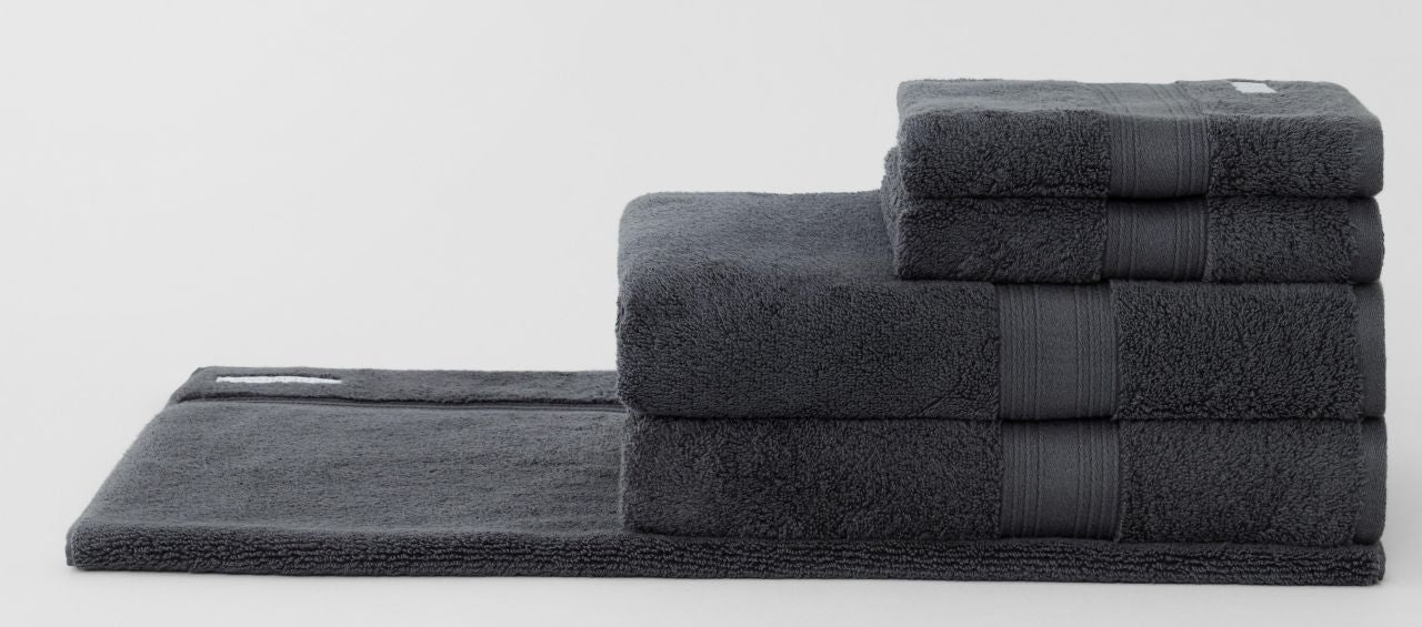 Sheridan - Quick Dry Luxury Towel Set (2 BT, 2 HT, 1BM) - Graphite - Wholesales Supply
