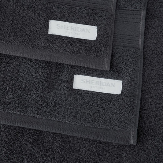 Sheridan - Quick Dry Luxury Towel Set (2 BT, 2 HT, 1BM) - Graphite - Wholesales Supply