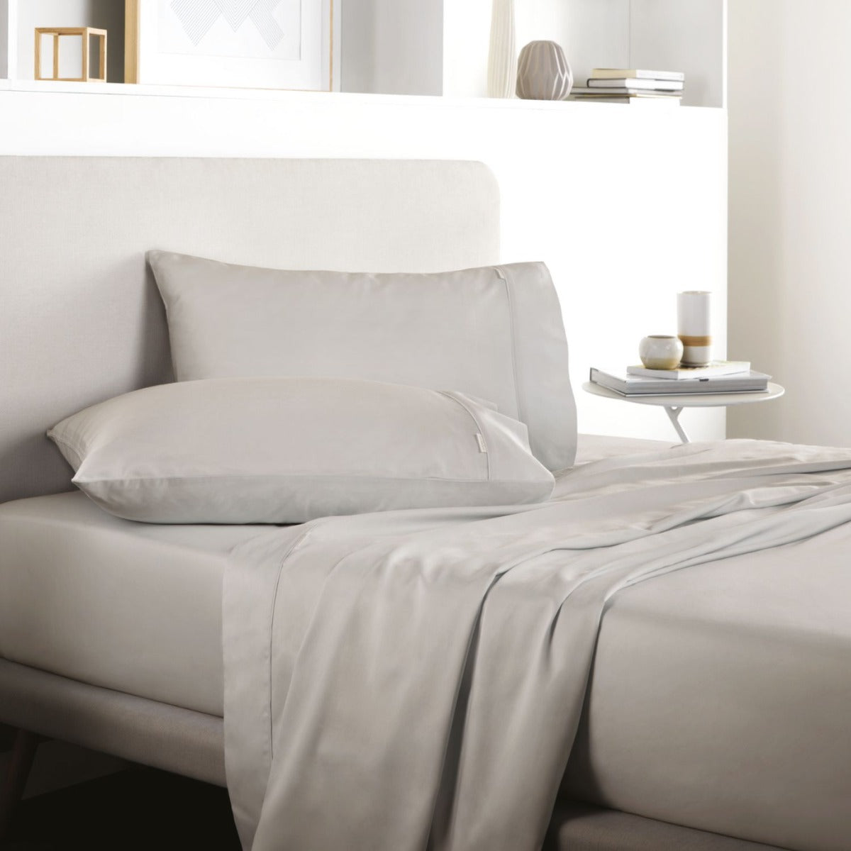 Sheridan - Tencel Lyocell Fibre & Cotton Sheet Set (Queen Bed) - Dove - Wholesales Supply