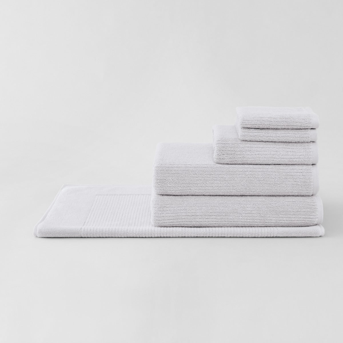 Sheridan Living Textures Towel Set - Silver Grey - Wholesales Supply
