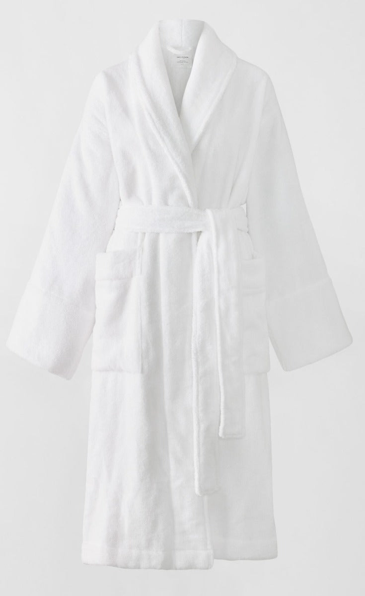 Sheridan - Aven Robe S/M - White (Unisex Aus Traceable Toweling Robe) - Wholesales Supply