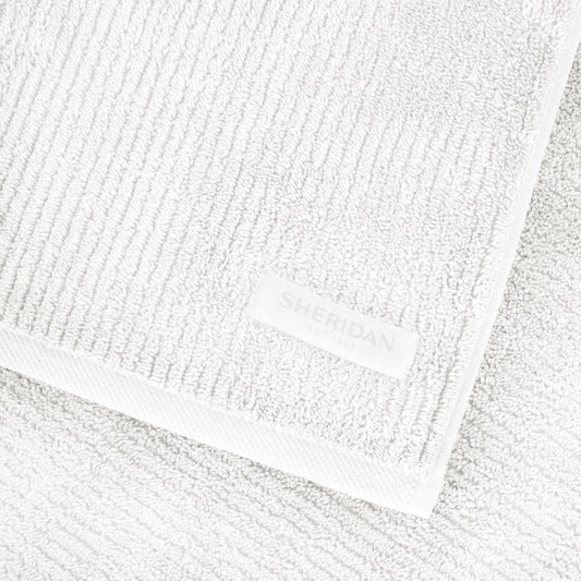 Sheridan - Living Textures Queen Towel - Trenton White - Wholesales Supply