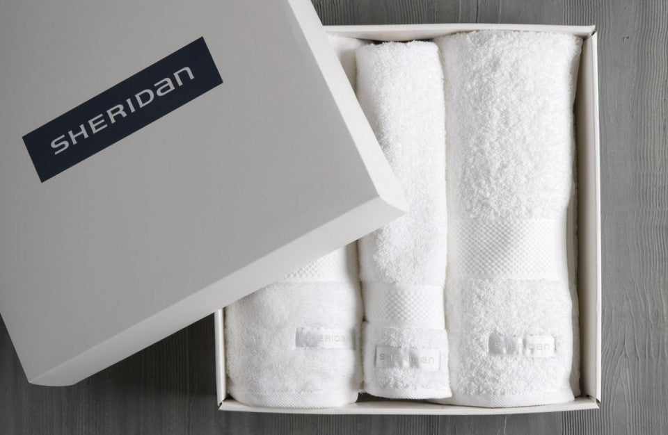 Sheridan - Luxury Eqyptian Cotton Towel Set, 3 Pack - Snow White - Wholesales Supply