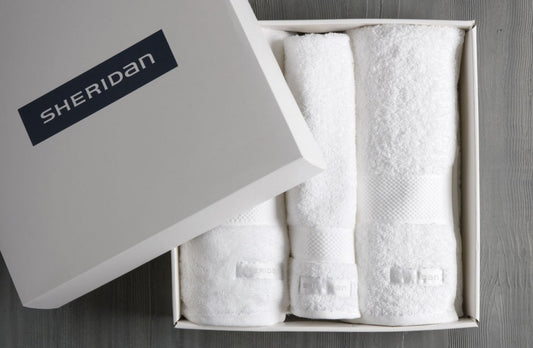 Sheridan - Luxury Eqyptian Cotton Towel Set, 3 Pack - Snow White - Wholesales Supply