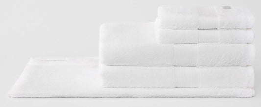 Sheridan - Quick Dry Luxury Towel Set (2 BT, 2 HT, 1BM) - White - Wholesales Supply