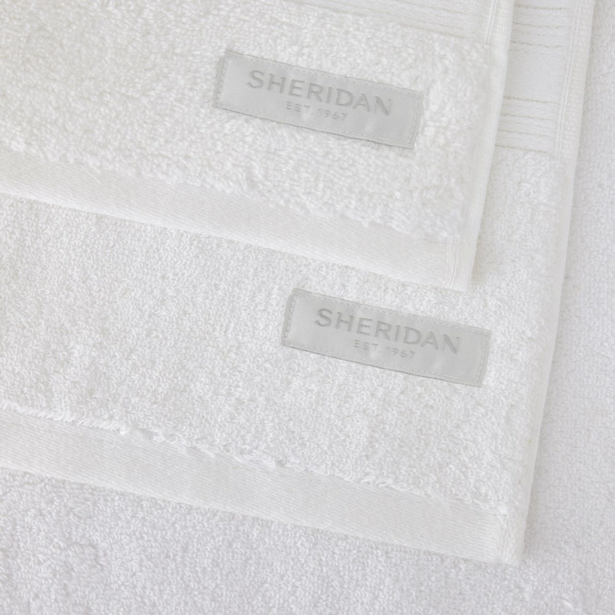 Sheridan - Quick Dry Luxury Towel Set (2 BT, 2 HT, 1BM) - White - Wholesales Supply