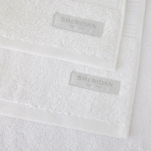 Sheridan - Quick Dry Luxury Towel Set (2 BT, 2 HT, 1BM) - White - Wholesales Supply