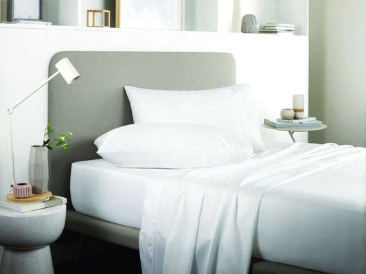 Sheridan - Tencel Lyocell Fibre & Cotton Sheet Set (Queen Bed) - White - Wholesales Supply