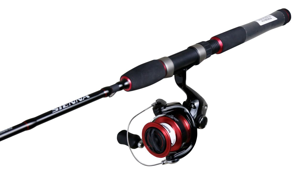 Shimano - Sienna 7'6" 2pc Whiting/Bream EGI Rod 762EGI + SN2500HGFG Spin Reel - Wholesales Supply