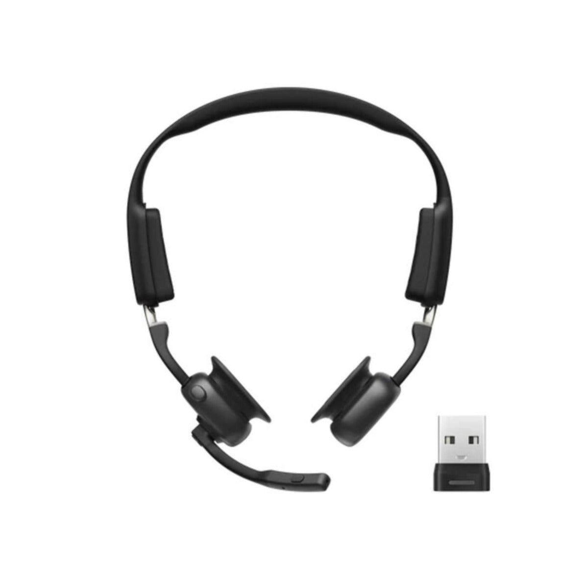 Shokz - OpenMeet UC Bone conduction Bluetooth headset with USB-A Dongle - Wholesales Supply