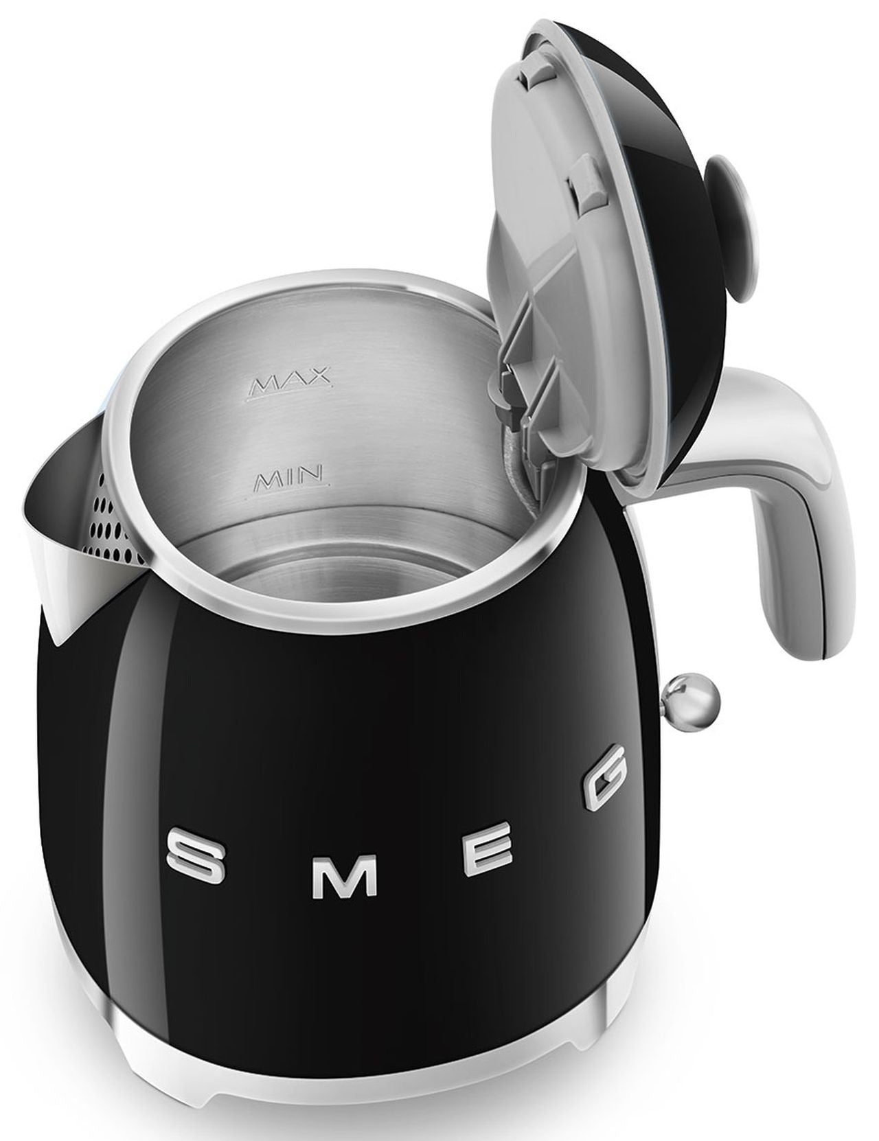 Smeg - 0.8L 50's Style Mini Kettle - Black - Wholesales Supply