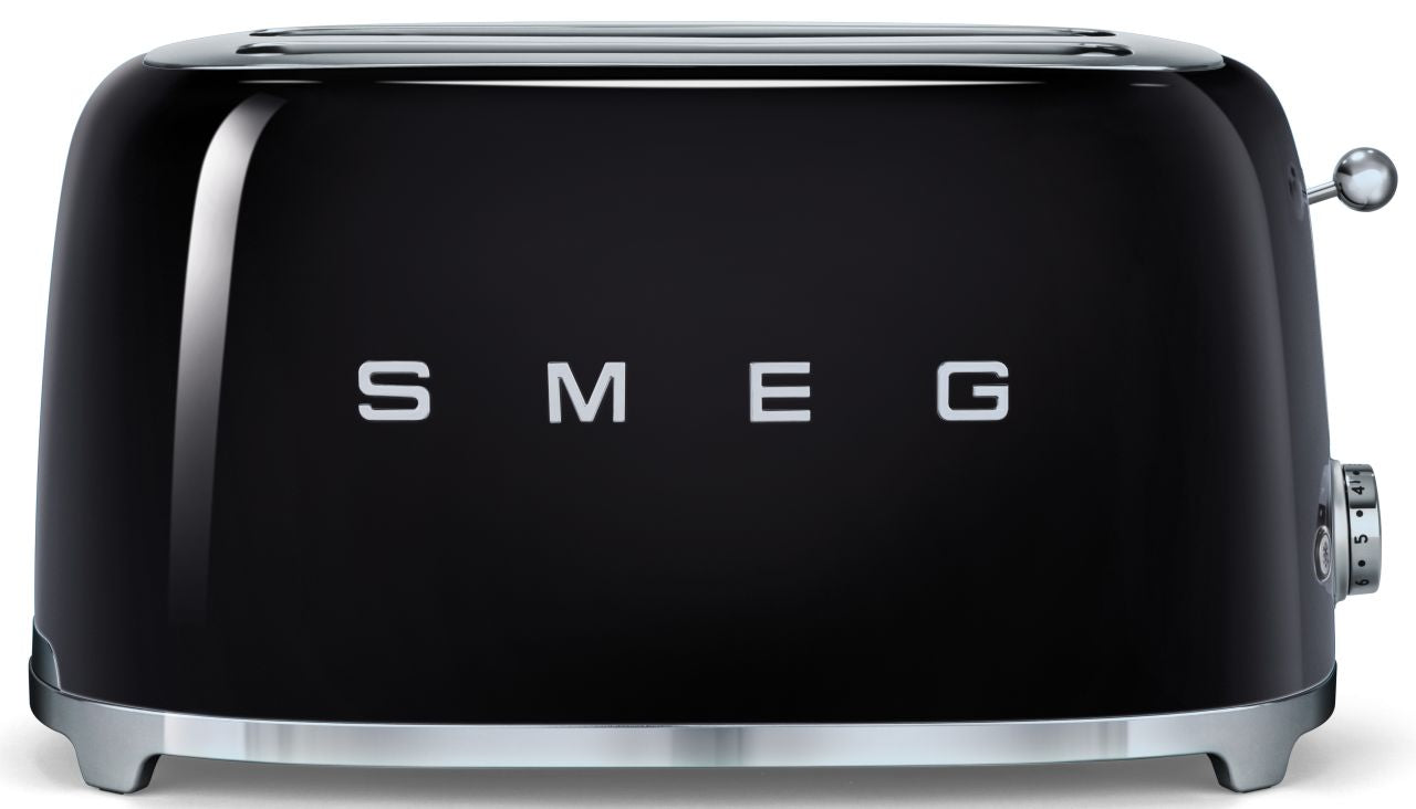 smeg - 50's Style 4 Slice Toaster - Black - Wholesales Supply