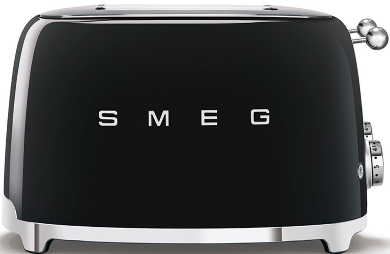 Smeg - 50's Style 4 Slice Toaster - Black - Wholesales Supply