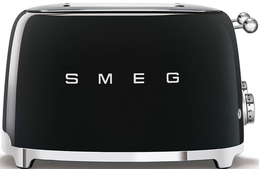 Smeg - 50's Style 4 Slice Toaster - Black - Wholesales Supply
