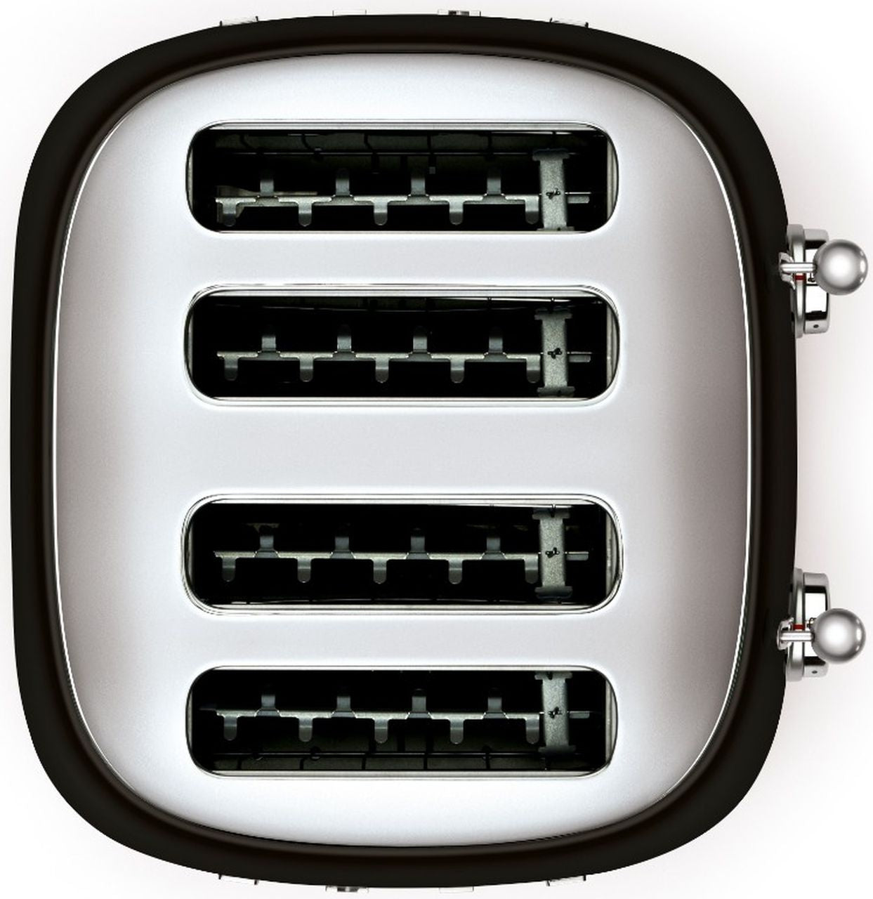 Smeg - 50's Style 4 Slice Toaster - Black - Wholesales Supply