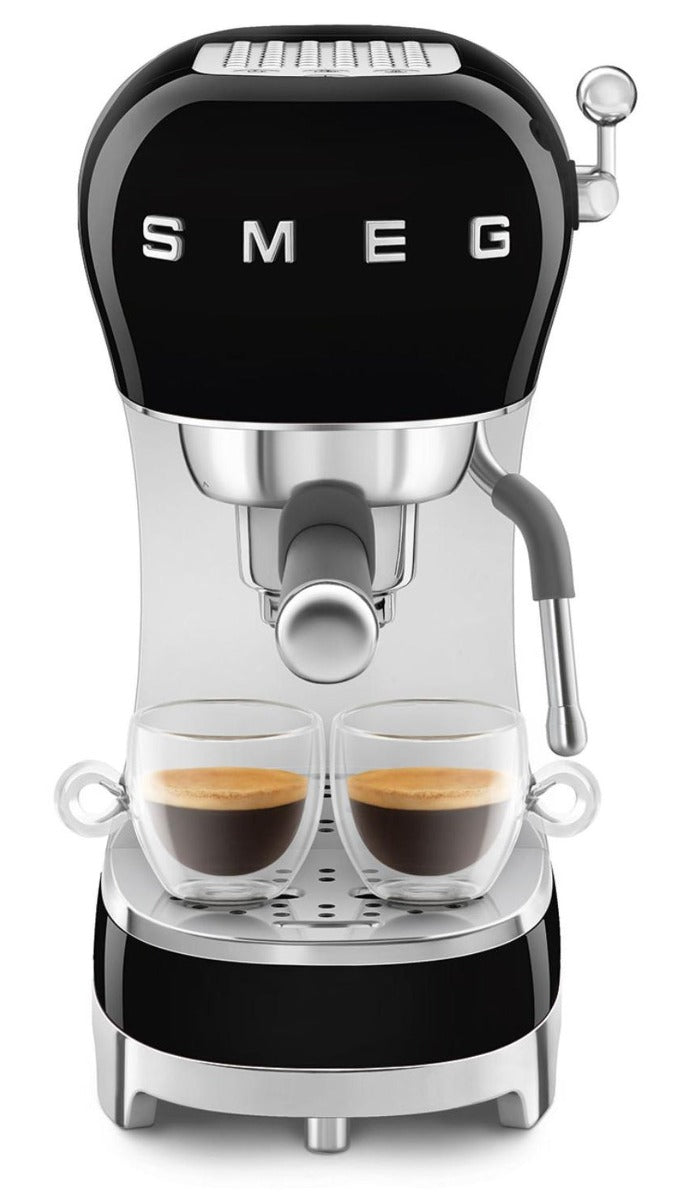 Smeg - 50's Style Espresso Machine - Black - Wholesales Supply
