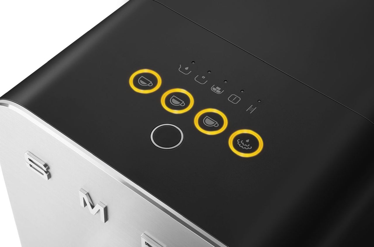 Smeg - Bean to Cup Coffee Machine with Steam Wand - Black Matt - Wholesales Supply