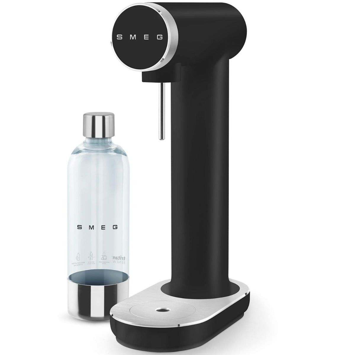 Smeg - Soda Maker - Matte Black - Wholesales Supply