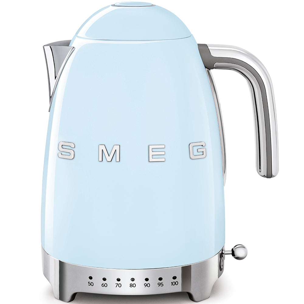 Smeg - 1.7L 50's Style Variable Temperature Kettle - Pale Blue - Wholesales Supply