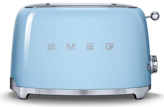 Smeg - 50's Style 2 Slice Toaster - Pale Blue - Wholesales Supply
