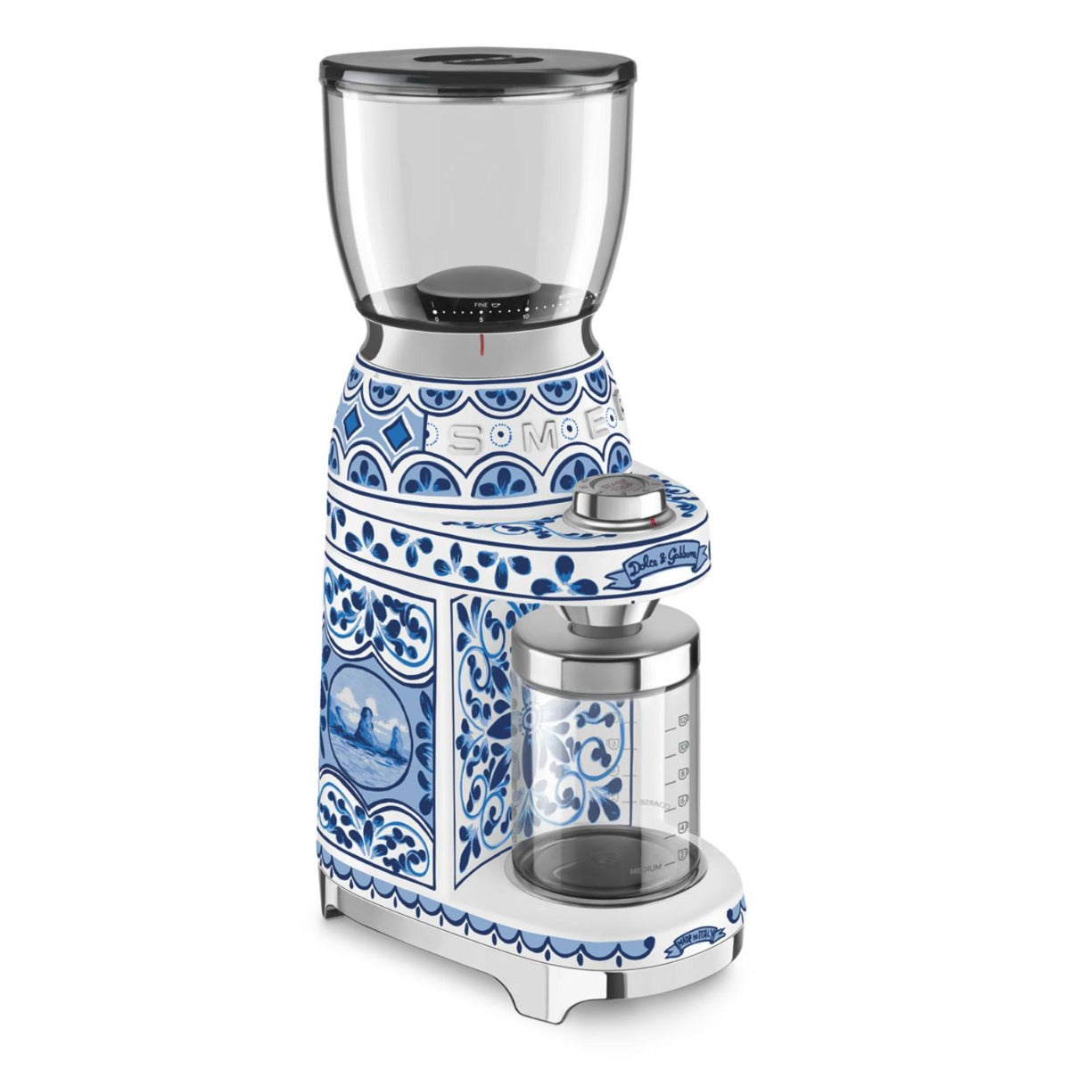 Smeg - 50's Style Coffee Grinder - D&G Blu Mediterraneo - Wholesales Supply
