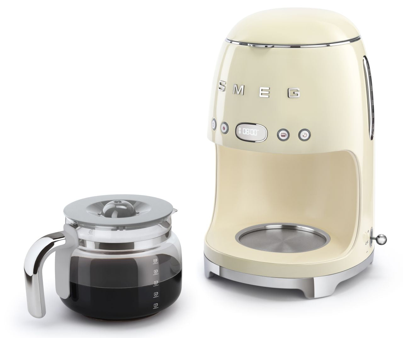 Smeg - Drip Filter Coffee Machine - Panna Cream - Wholesales Supply