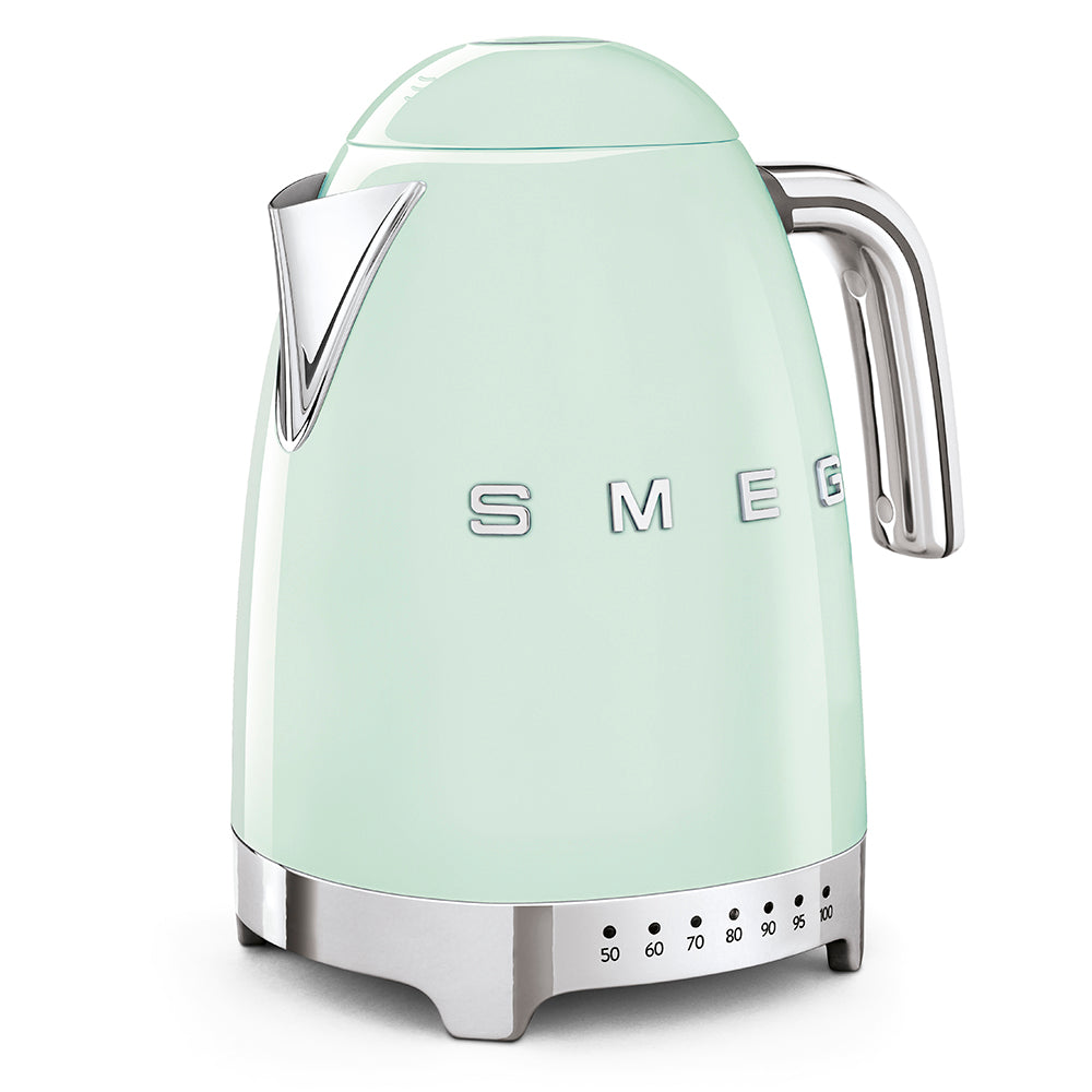 Smeg - 1.7L 50's Style Variable Temperature Kettle - Pale Green - Wholesales Supply