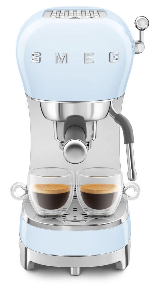 Smeg - 50's Style Espresso Machine - Pastel Blue - Wholesales Supply