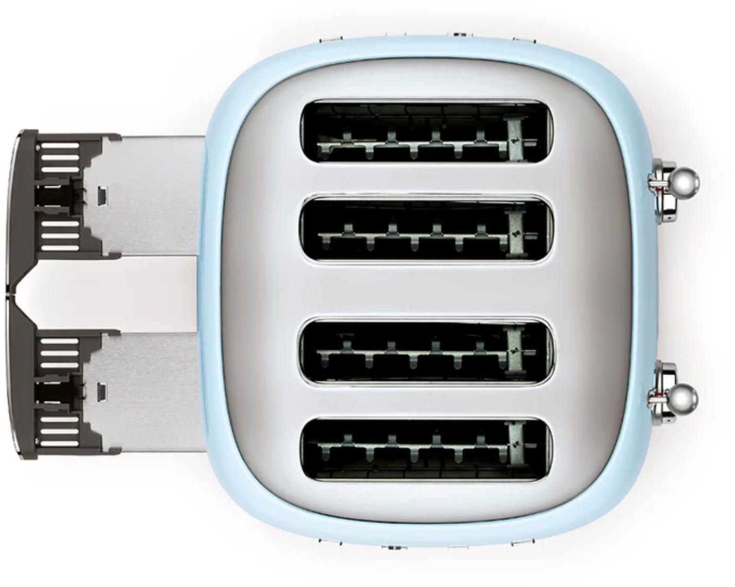 Smeg - 50s Style 4 Slice Toaster - Pastel Blue - Wholesales Supply